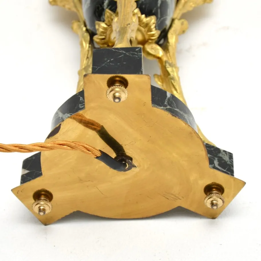 Discount Pamono Antique French Marble and Gilt Bronze Table Lamp, 1890s