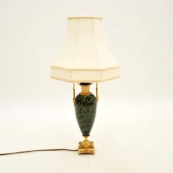 Discount Pamono Antique French Marble and Gilt Metal Table Lamp, 1890s