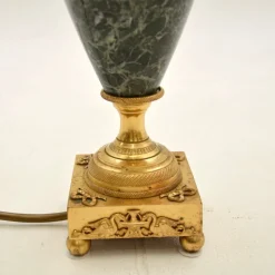 Discount Pamono Antique French Marble and Gilt Metal Table Lamp, 1890s