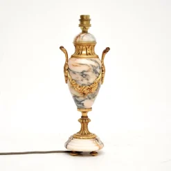 Discount Pamono Antique French Marble and Gilt Bronze Table Lamp, 1890s