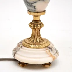 Discount Pamono Antique French Marble and Gilt Bronze Table Lamp, 1890s