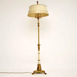 Sale Pamono Antique French Tole Floor Lamp & Shade