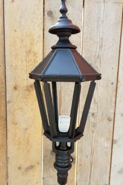 Best Pamono Antique Hexagon Cast Iron Wall Lantern