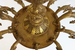 Hot Pamono Antique Italian Oval Chandelier in Brass, 1920s