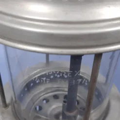 Discount Pamono Antique Oil Lantern in Metal and Glass