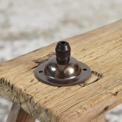 Hot Pamono Antique Reclaimed Glass Pendant Light from Holophane, 1950s