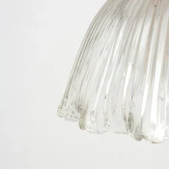 Clearance Pamono Antique Reclaimed Glass Pendant from Holophane, 1940s