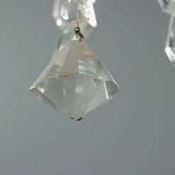 Online Pamono Antique Rococo Style Bronze and Crystal Chandelier, Italy, 20th Century