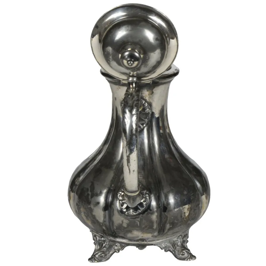 Clearance Pamono Antique Second Half of the 19th Century Sheffield Teapot by Shaw & Fisher