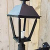 Pamono Antique Square Cast Iron Wall Lantern