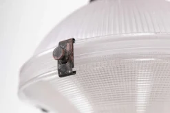 Discount Pamono Antique Three-Part Holophane Pendant Light, 1920s