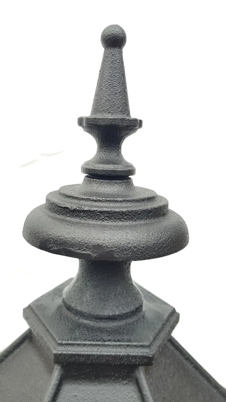 Outlet Pamono Antique Victorian Cast Iron Pillar Lamp Lantern on Base Outdoor Lamp