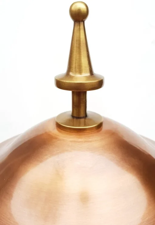 Best Pamono Antique Victorian Classic Copper Pillar Lamp Lantern on Base Outdoor Lamp
