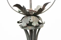 Discount Pamono Antique Wrought Iron Ground Lamp, 1890s