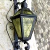 Clearance Pamono Antique Wrought Iron Lantern Wall Light
