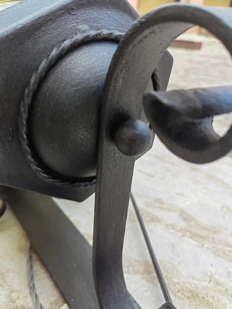 Clearance Pamono Antique Wrought Iron Lantern Wall Light