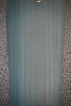 Hot Pamono Aqua Green Murano Glass and Brass Wall Light, 2000