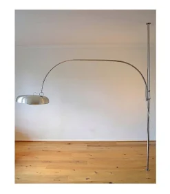 Hot Pamono Arc Floor Lamp by Pirro Cuniberti for Sirrah Imola, 1970s