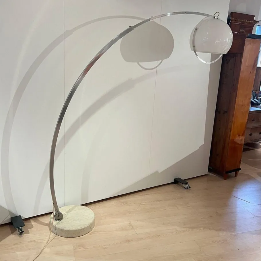 Clearance Pamono Arc Floor Lamp from Guzzini, 1970