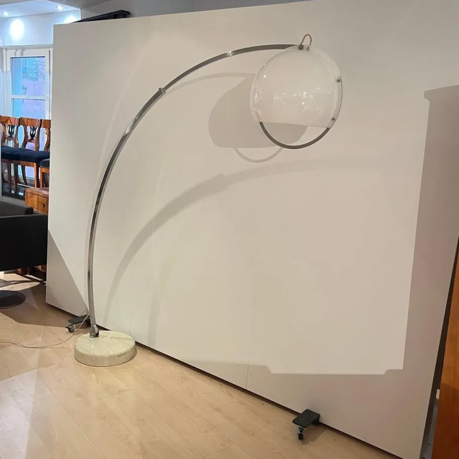 Clearance Pamono Arc Floor Lamp from Guzzini, 1970
