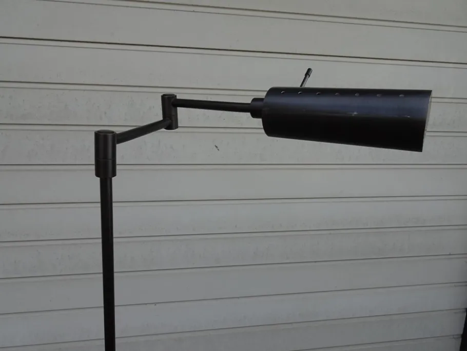 Online Pamono Architectural Komombo Floor or Desk Lamp in Brushed Bronze by Stephane Davidts