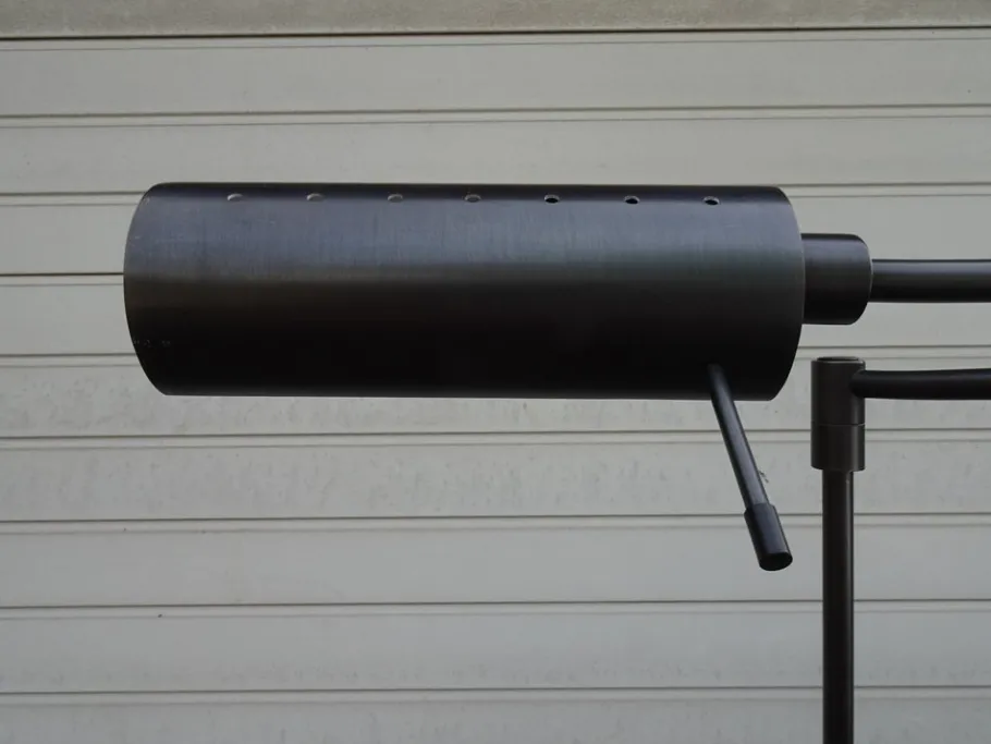 Online Pamono Architectural Komombo Floor or Desk Lamp in Brushed Bronze by Stephane Davidts