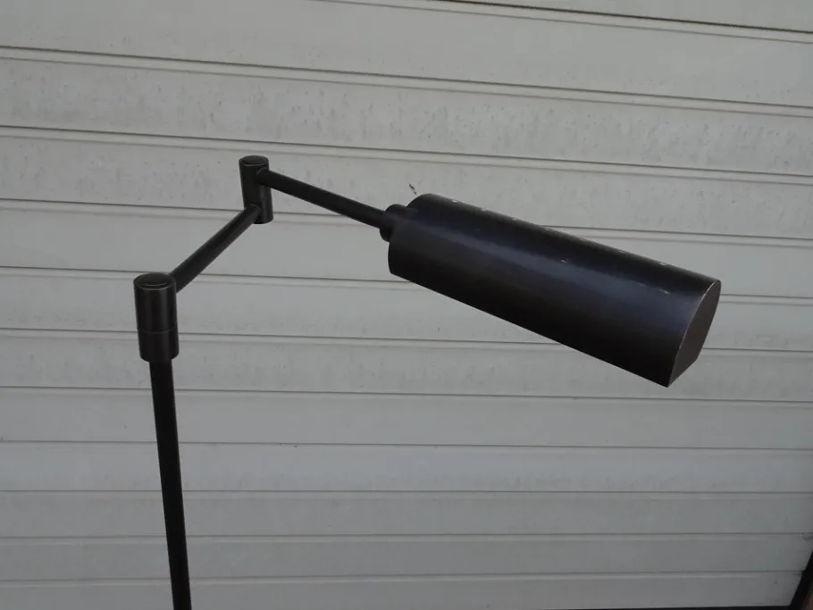 Online Pamono Architectural Komombo Floor or Desk Lamp in Brushed Bronze by Stephane Davidts