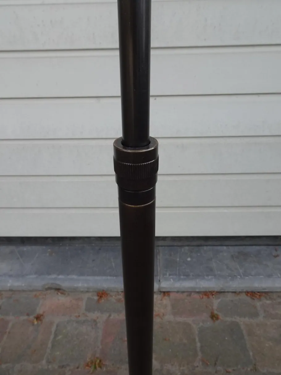 Online Pamono Architectural Komombo Floor or Desk Lamp in Brushed Bronze by Stephane Davidts