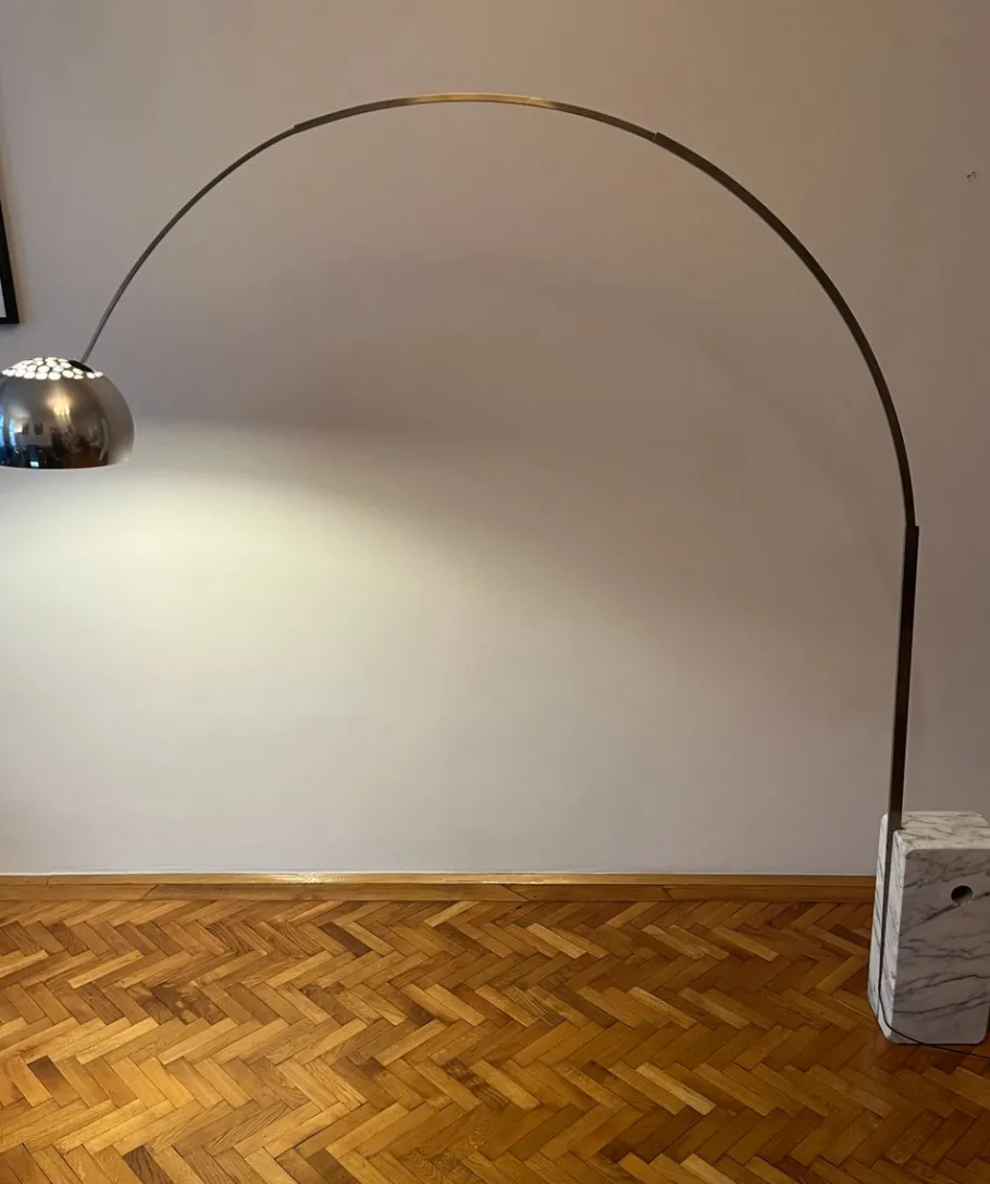 Online Pamono Arco Floor Lamp by Achille and Pier Giacomo Castiglioni for Flos, Italy, 1962