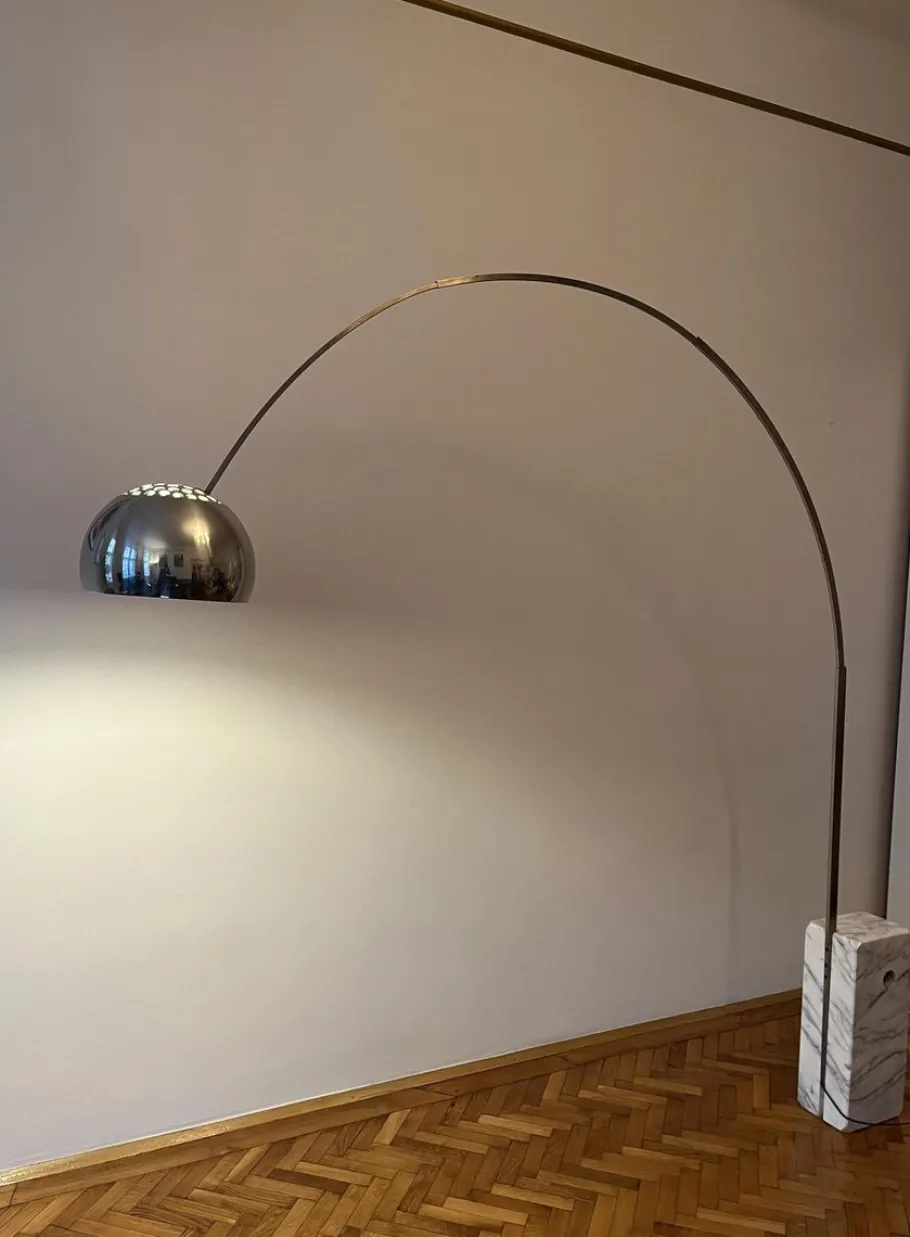 Online Pamono Arco Floor Lamp by Achille and Pier Giacomo Castiglioni for Flos, Italy, 1962