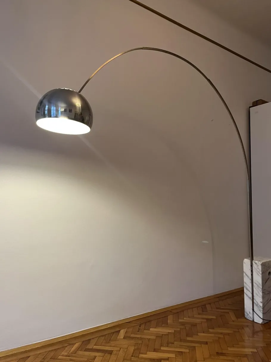 Online Pamono Arco Floor Lamp by Achille and Pier Giacomo Castiglioni for Flos, Italy, 1962
