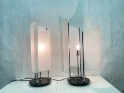Discount Pamono Arianna Table Lamps by Bruno Gecchelin for Oluce, 1990, Set of 2
