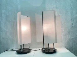 Discount Pamono Arianna Table Lamps by Bruno Gecchelin for Oluce, 1990, Set of 2