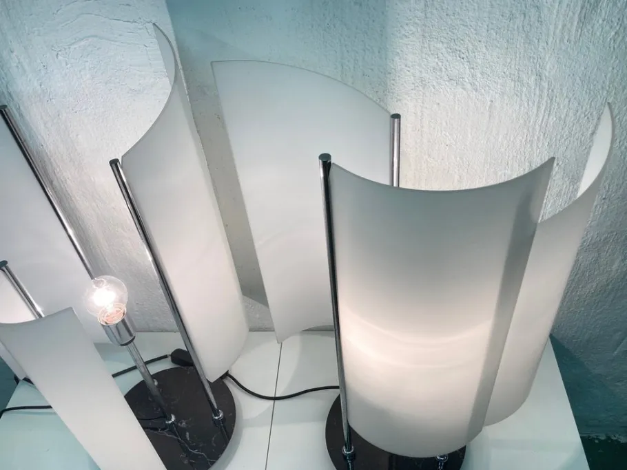 Discount Pamono Arianna Table Lamps by Bruno Gecchelin for Oluce, 1990, Set of 2