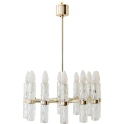 Online Pamono 12-Arm Chandelier from Venini, Italy, 1960s