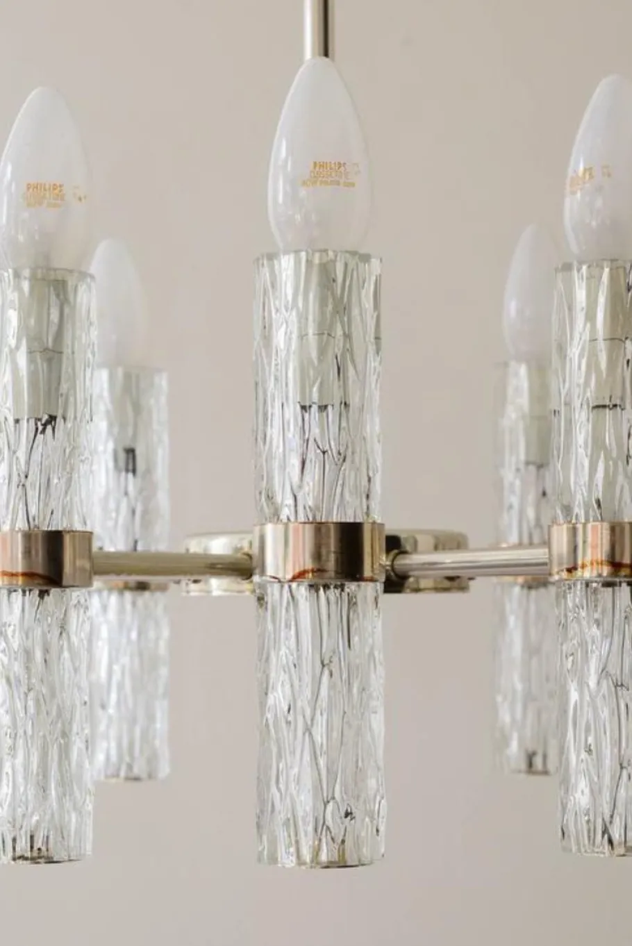 Online Pamono 12-Arm Chandelier from Venini, Italy, 1960s