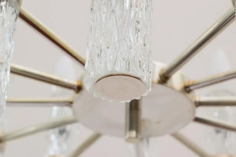 Online Pamono 12-Arm Chandelier from Venini, Italy, 1960s