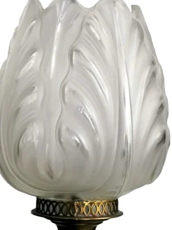 New Pamono 2-Armed Brass Wall Light with Tulip-Shaped Light Points, 1890s