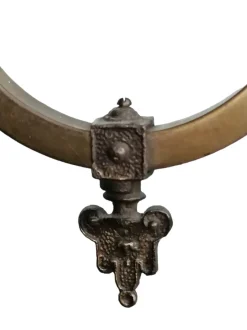 New Pamono 2-Armed Brass Wall Light with Tulip-Shaped Light Points, 1890s