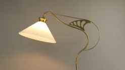 Clearance Pamono Art Deco Adjustable Floor Lamp by Wiener Werkstätte, 1920s