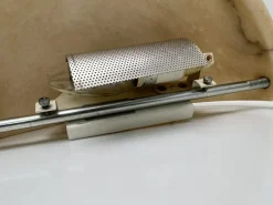 New Pamono Art Deco Alabaster and Bronze Wall Sconces, 1950s, Set of 2