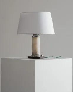 Pamono Art Deco Alabaster Lamp, 1930s
