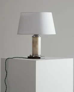 Pamono Art Deco Alabaster Lamp, 1930s