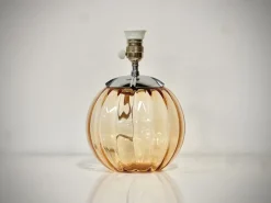 Discount Pamono Art Deco Amber Glass Table Lamp, 1930s