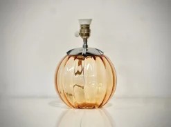 Discount Pamono Art Deco Amber Glass Table Lamp, 1930s