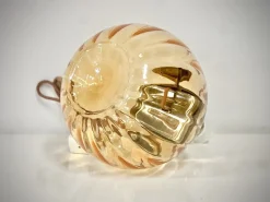 Discount Pamono Art Deco Amber Glass Table Lamp, 1930s
