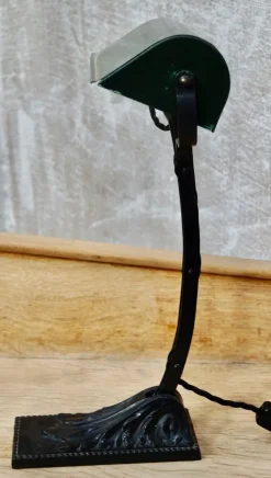 Outlet Pamono Art Deco Banker's Table Lamp from Niam, 1924