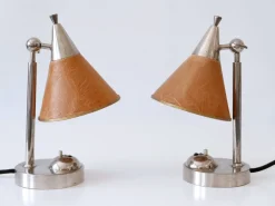 Outlet Pamono Art Deco Bauhaus Bedside Table Lamps, Germany, 1920s, Set of 2