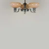 Hot Pamono Art Deco Bauhaus Chrome Chandelier from Napako, Former Czechoslovakia, 1940s
