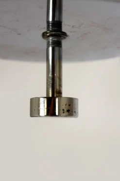 Hot Pamono Art Deco Bauhaus Chrome Chandelier from Napako, Former Czechoslovakia, 1940s